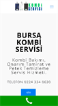 Mobile Screenshot of bursakombiservisi.net