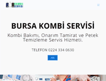 Tablet Screenshot of bursakombiservisi.net
